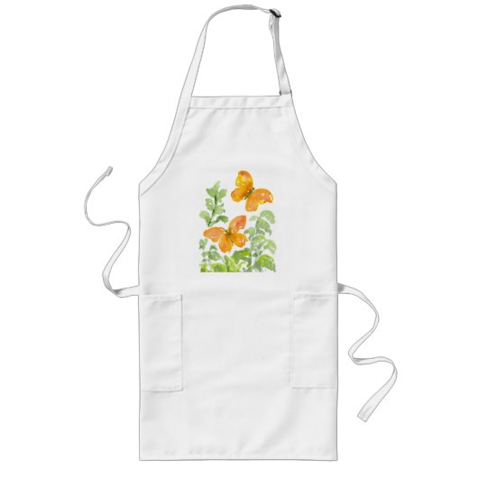 Butterfly Apron Lang Schort (Voorkant)