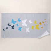 Butterfly AroAce Pride - AroAce vlag kleuren Strandlaken (Voorkant)