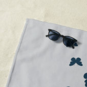 Butterfly AroAce Pride - AroAce vlag kleuren Strandlaken (In situ)