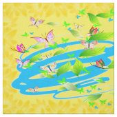 Butterfly Art 12 Custom Fabric Stof (Swatch)