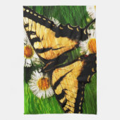 Butterfly Art 23 Keukenhanddoek (Verticaal)