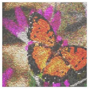 Butterfly Art 26 Custom Fabric Stof