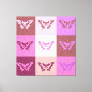 Butterfly Art 2 Canvas Afdruk