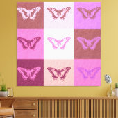 Butterfly Art 2 Canvas Afdruk (Insitu (Woonkamer))
