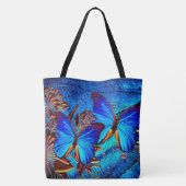 Butterfly Art 35 All-over-Print Canvas tas (Achterkant)