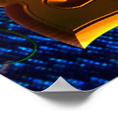 Butterfly Art 35 Happy Moederdag Poster (Hoek)