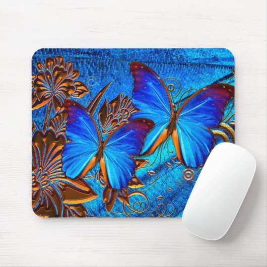 Butterfly Art 35 Mousepad Muismat (Met muis)