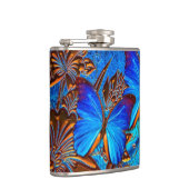Butterfly Art 35 Omgeveegde kolf Heupfles (Rechts)