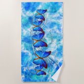 Butterfly Art 37 Beach Towel Strandlaken (Voorkant)