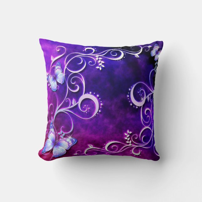 Butterfly Art 3 Pillow Kussen (Voorkant)