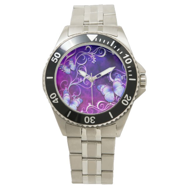 Butterfly Art 3 Watch-opties Horloge (Voorkant)