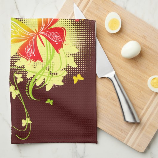 Butterfly Art 5A Keukenhanddoeken (Quarter Fold)