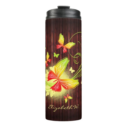 Butterfly Art 5A Thermal Tumbler Thermosbeker (Voorkant)