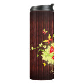 Butterfly Art 5A Thermal Tumbler Thermosbeker (Gedraaid links)