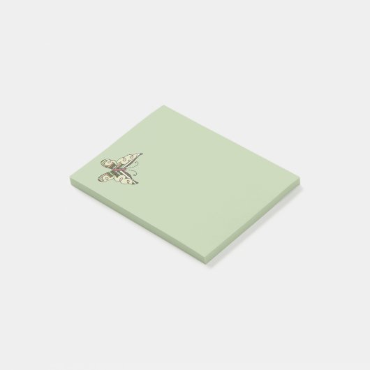 Butterfly Art Butterflies Post-it® Notes (Schuin)