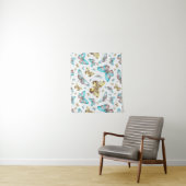 Butterfly Art Drawing Wandkleed (In situ)