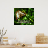 Butterfly Art Foto Poster (Keuken)