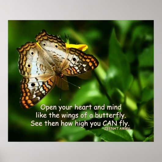 Butterfly Art Foto Poster (Voorkant)
