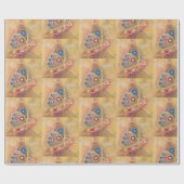 Butterfly Art inpakpapier (Vlak)