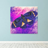 Butterfly Art Monet Canvas Afdruk (Insitu (Houten vloer))