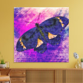 Butterfly Art Monet Canvas Afdruk (Insitu (Woonkamer))