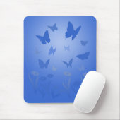 Butterfly Art Mousepad Blue Butterfly Giften Muismat (Met muis)
