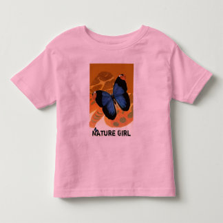 Butterfly Art Natuur-Meisje T-shirt. kinder Shirts