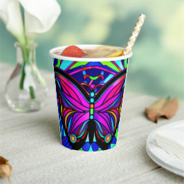 Butterfly Art Papieren Bekers