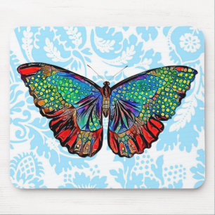 Butterfly Art  Pattern Muismat