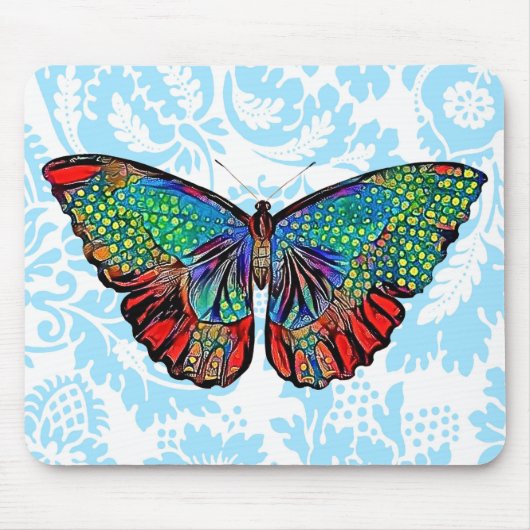Butterfly Art  Pattern Muismat (Voorkant)