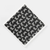 Butterfly Art Print Patroon  Vlinders Servet (Hoek)