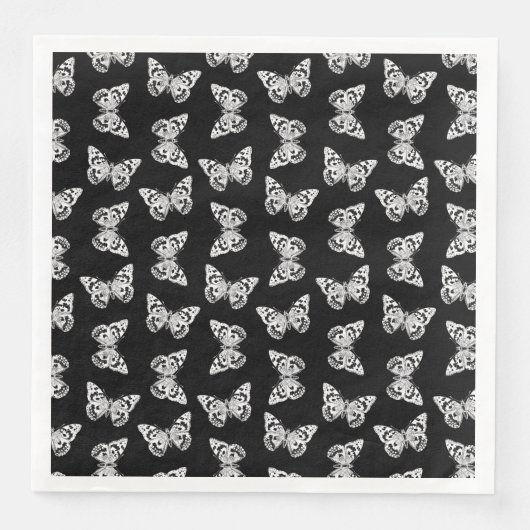 Butterfly Art Print Patroon  Vlinders Servet (Voorkant)