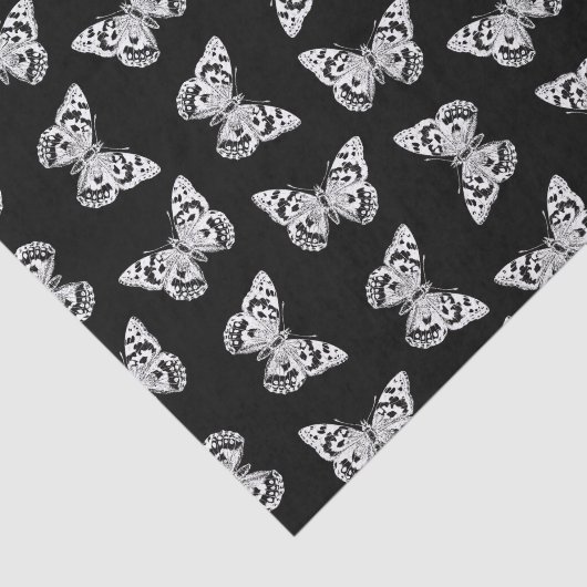 Butterfly Art Print Pattern Butterflies Tissuepapier (Detail)