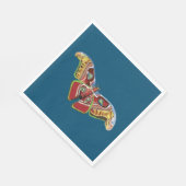 Butterfly Art Servet (Hoek)