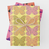 Butterfly Art  Style Wrapping Paper Craft (In situ)