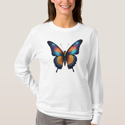 butterfly art t-shirt (Voorkant)