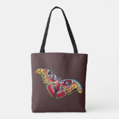 Butterfly Art Tote Bag (Achterkant)