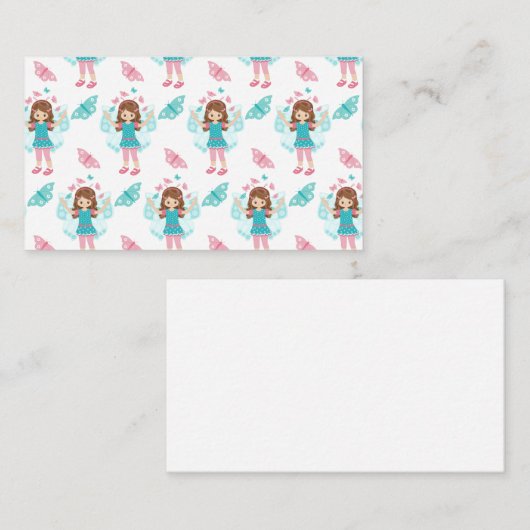 Butterfly Art Visitekaartje (Voorkant / Achterkant)