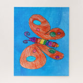 Butterfly Art voor kinderen Legpuzzel (Verticaal)