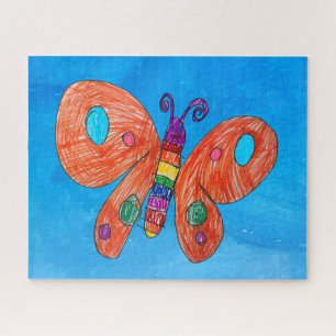 Butterfly Art voor kinderen Legpuzzel
