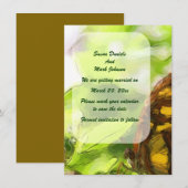 Butterfly Art Wedding  Save The Date (Voorkant / Achterkant)
