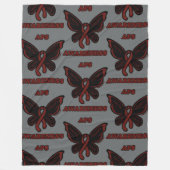 Butterfly/Awareness...APS Fleece Blanket (Voorkant)