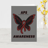 Butterfly/Awareness...APS Kaart (Gele Bloem)
