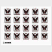 Butterfly/Awareness...APS Vierkante Sticker (Vel)