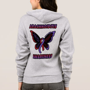 Butterfly/Awareness... Arachnoiditis Hoodie