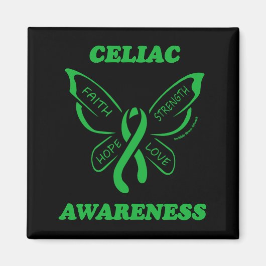 Butterfly/Awareness... Celiac Magnet (Voorkant)