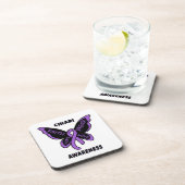 Butterfly/Awareness... Chiari Bier Onderzetter (Rechterzijde)