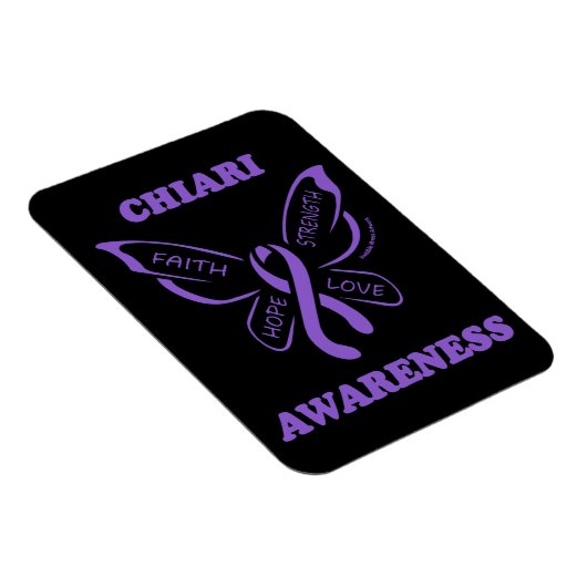 Butterfly/Awareness... Chiari Magnet Magneet (Rechterzijde)