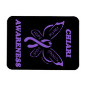 Butterfly/Awareness... Chiari Magnet Magneet (Horizontaal)