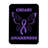 Butterfly/Awareness... Chiari Magnet Magneet (Verticaal)